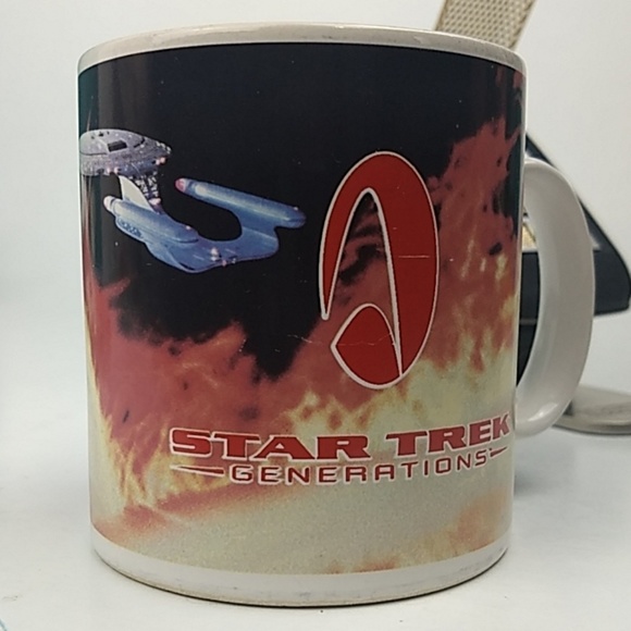 VTG Star Trek Generations stoneware mug - Picture 8 of 8